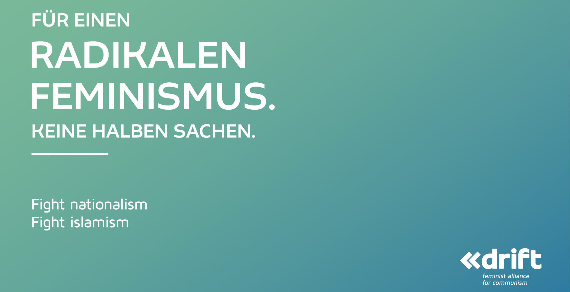 Für einen radikalen Feminismus!